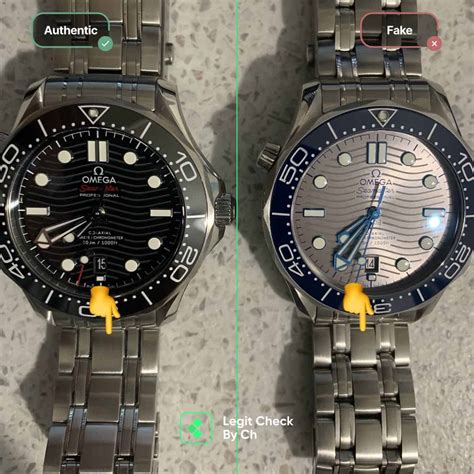 omega seamaster original vs fake|how to identify omega watch.